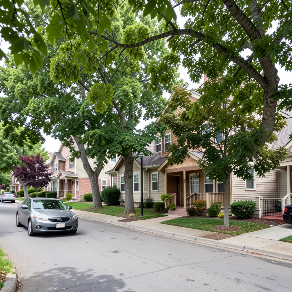 Applewood sewer repair - neighborhood streetscape