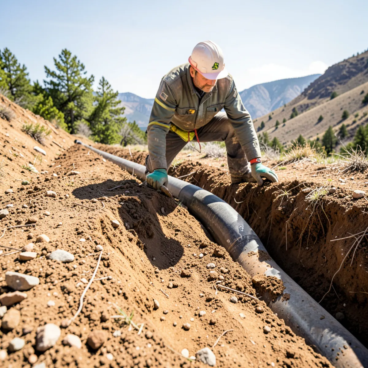 Bow Mar sewer repair - underground utility geology