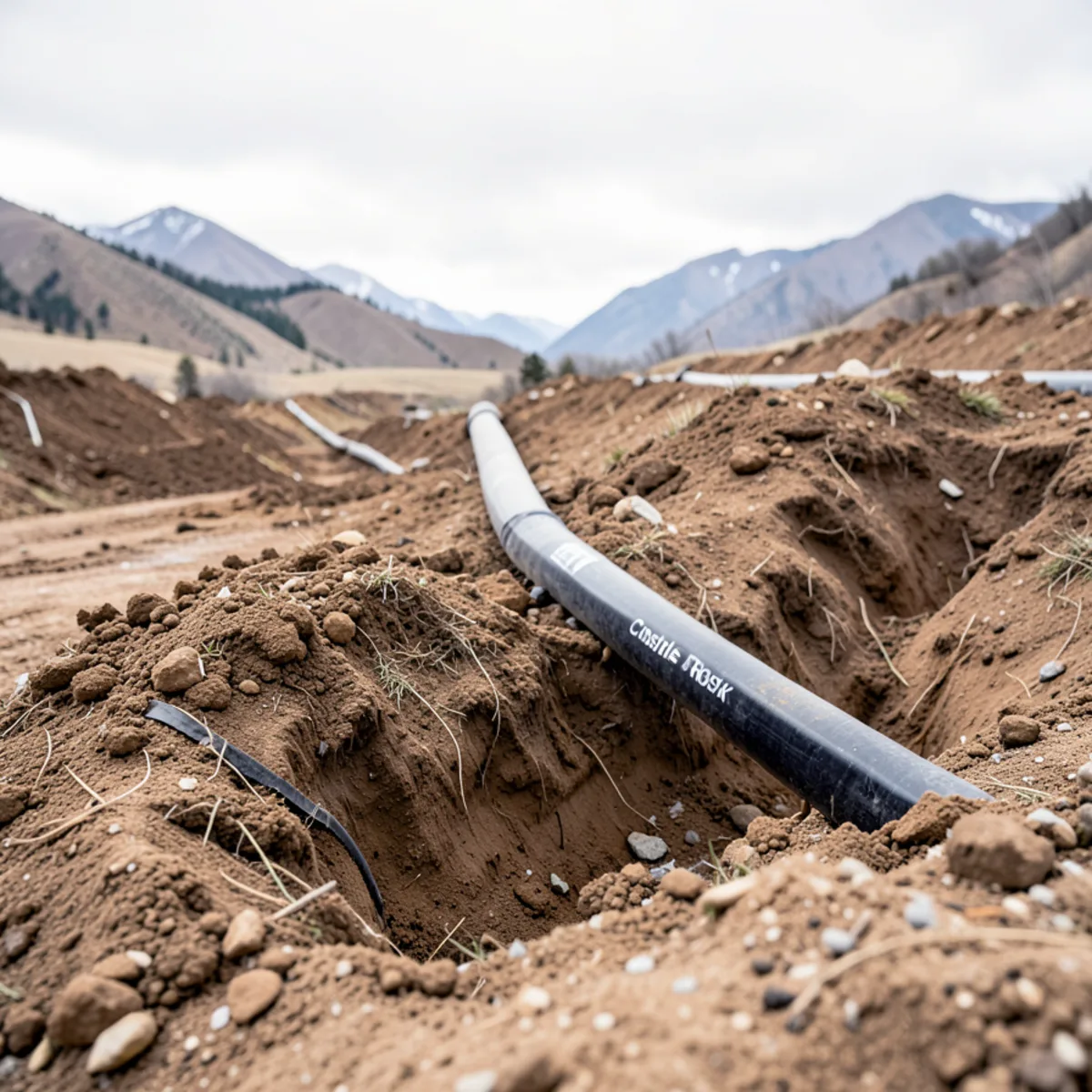 Castle Rock sewer repair - underground utility geology