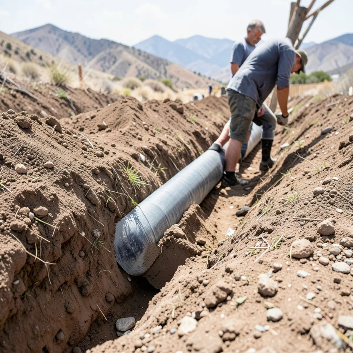 Centennial sewer repair - underground utility geology
