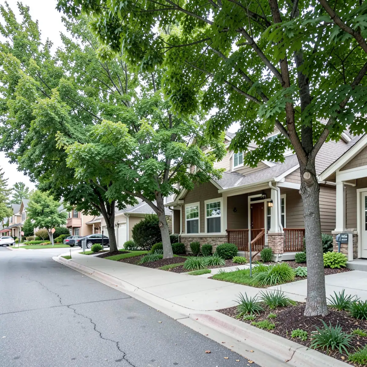 Cherry Hills Village sewer repair - neighborhood streetscape