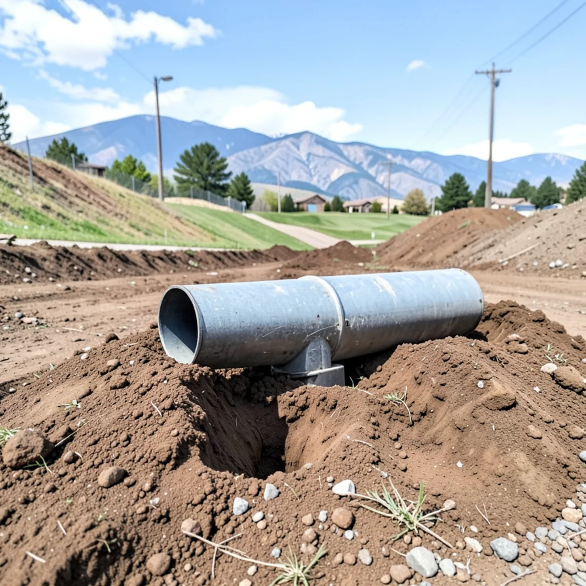 Cherry Hills Village sewer repair - underground utility geology