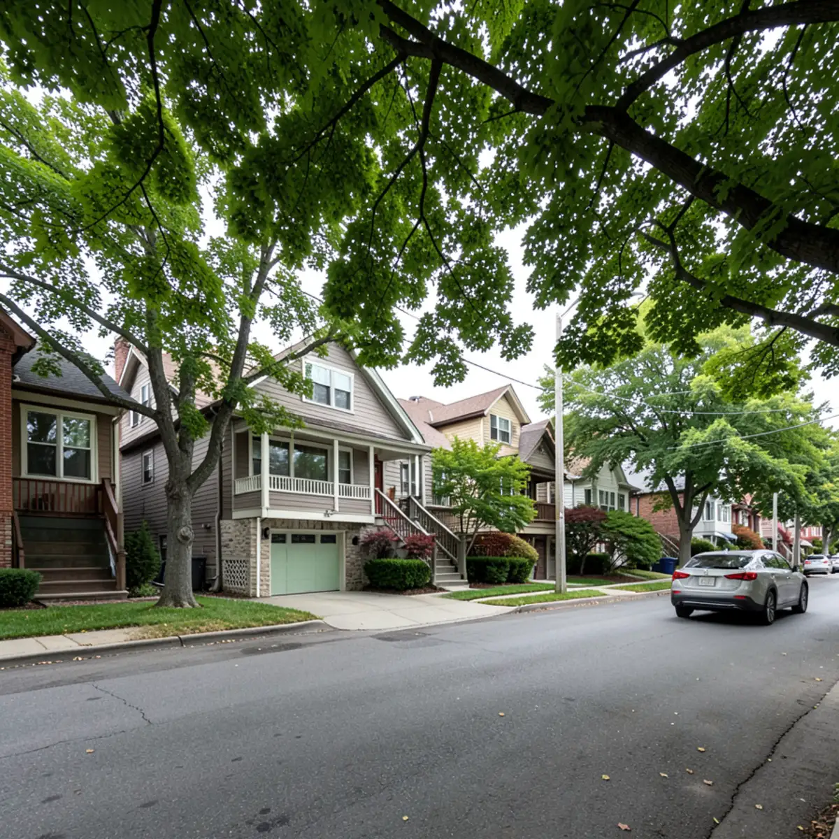 Denver sewer repair - neighborhood streetscape