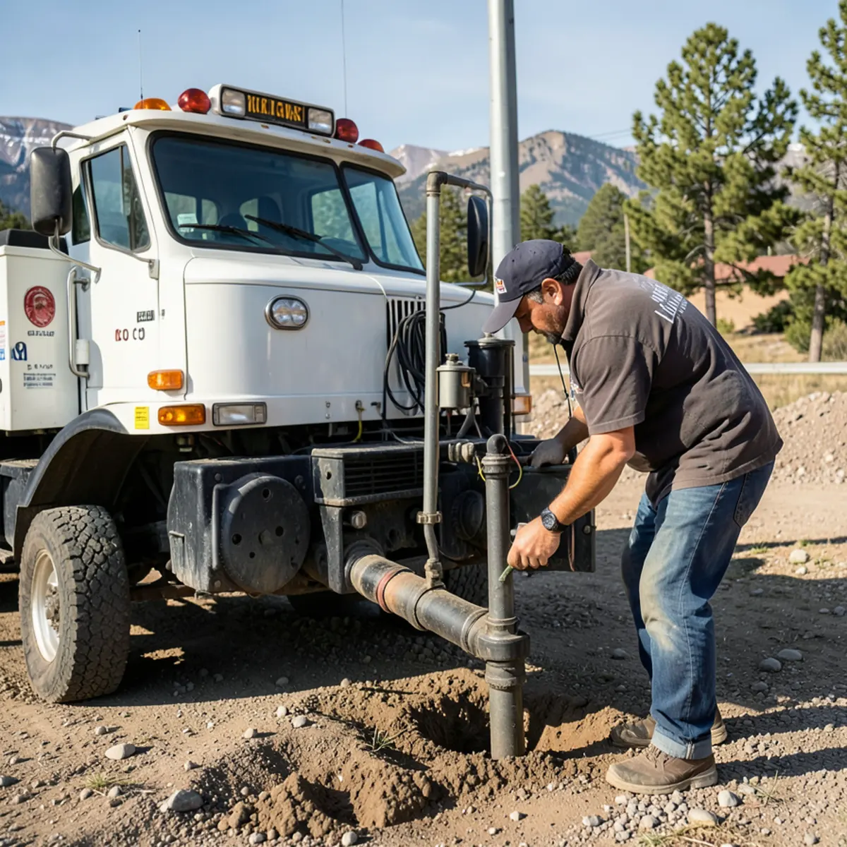 Denver sewer repair - sewer repair worksite