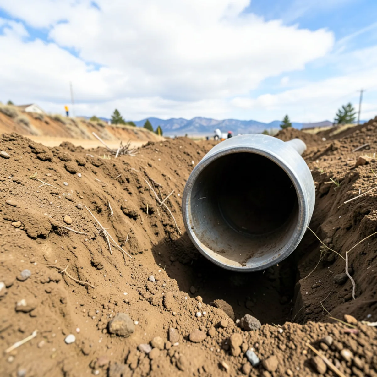 Edgewater sewer repair - underground utility geology