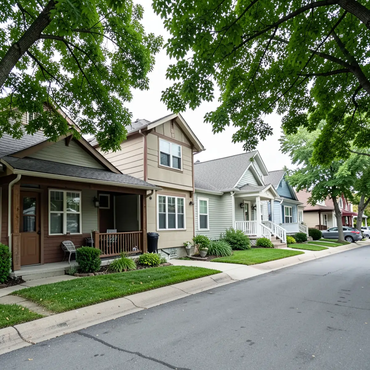 Genesee sewer repair - neighborhood streetscape