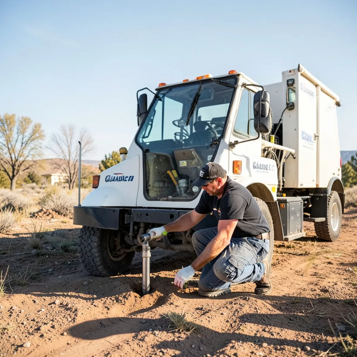 Glendale sewer repair - sewer repair worksite