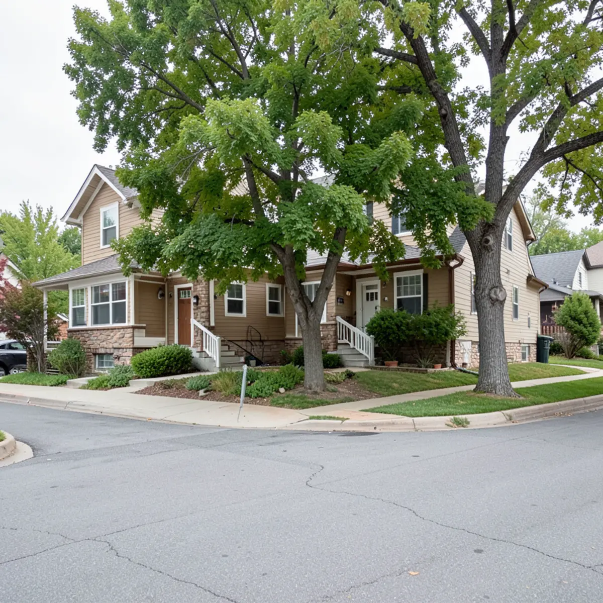 Ken Caryl sewer repair - neighborhood streetscape