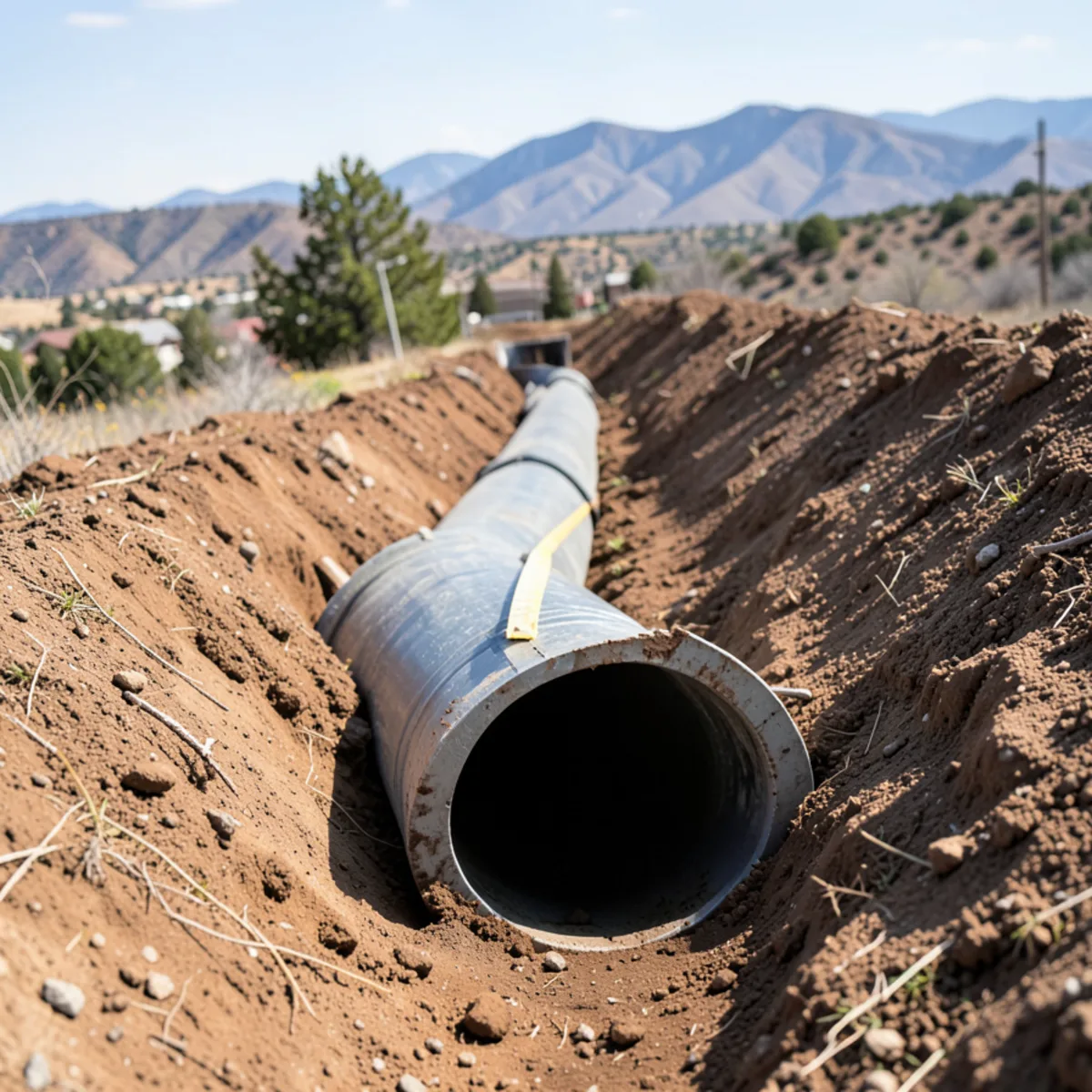 Lone Tree sewer repair - underground utility geology