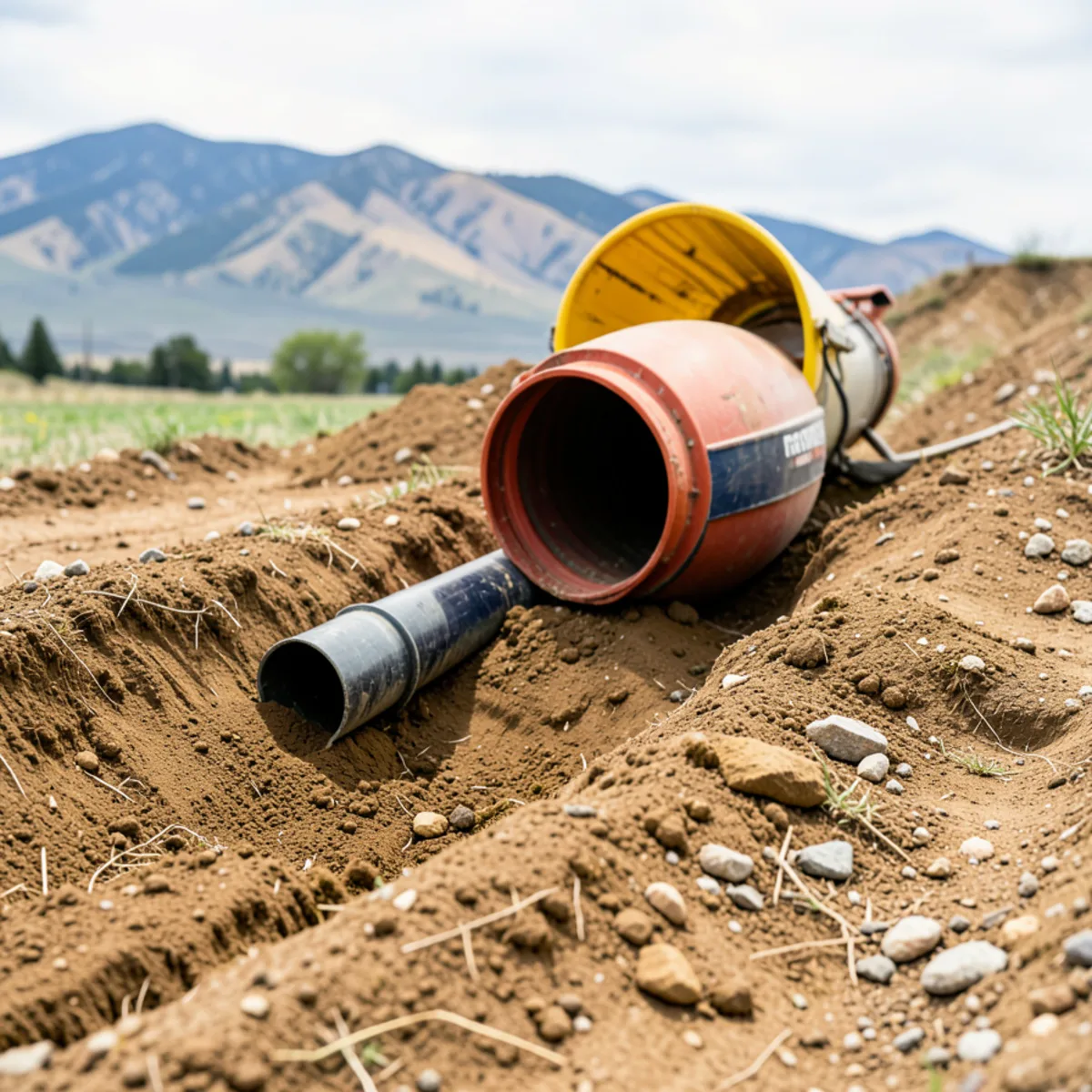 Parker sewer repair - underground utility geology