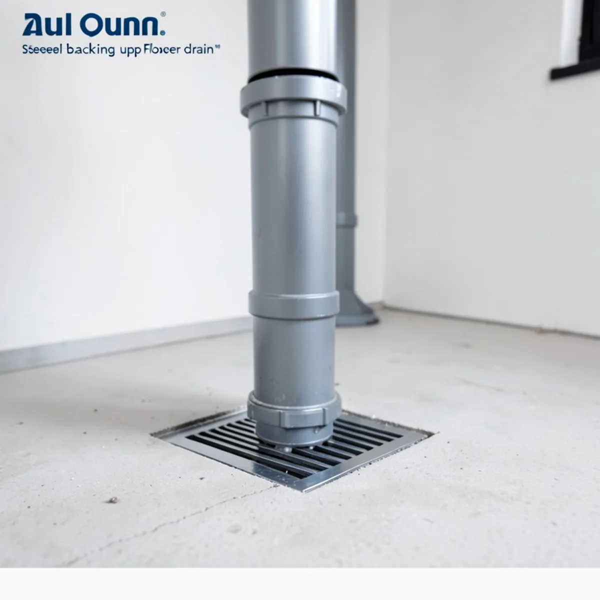 Sewer backing up in basement floor drain - properly installed solution