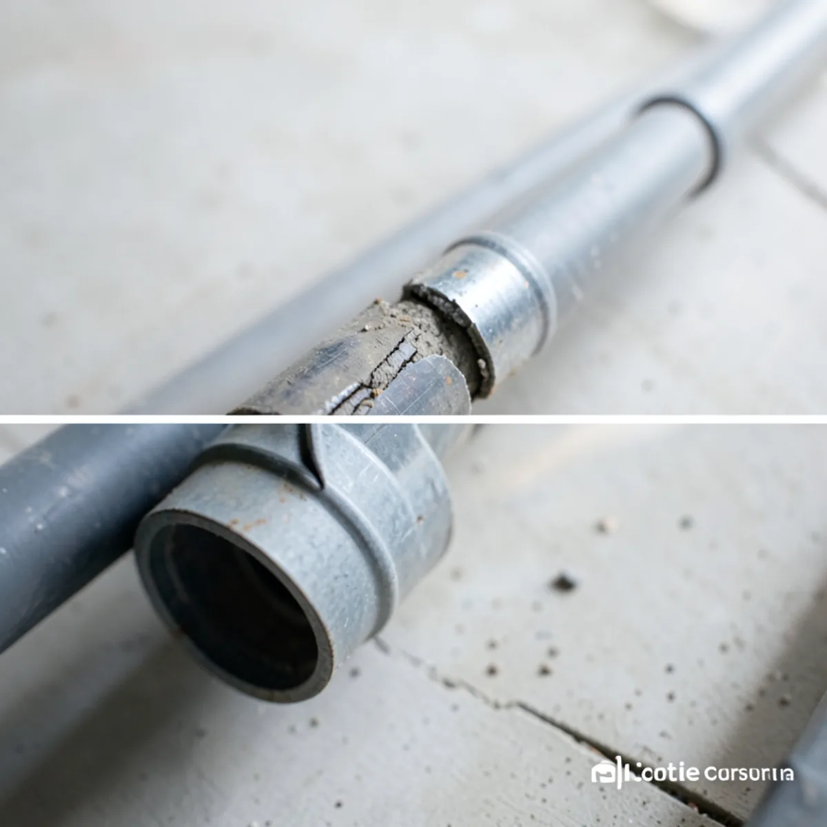 Broken sewer pipe repair in Littleton, CO - diagnostic inspection step