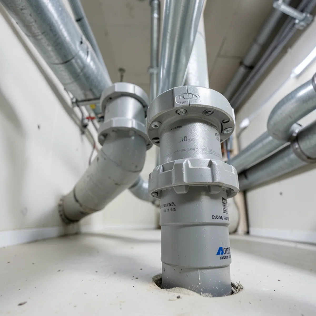 Commercial sewer repair in Littleton, CO - restored pipe connection