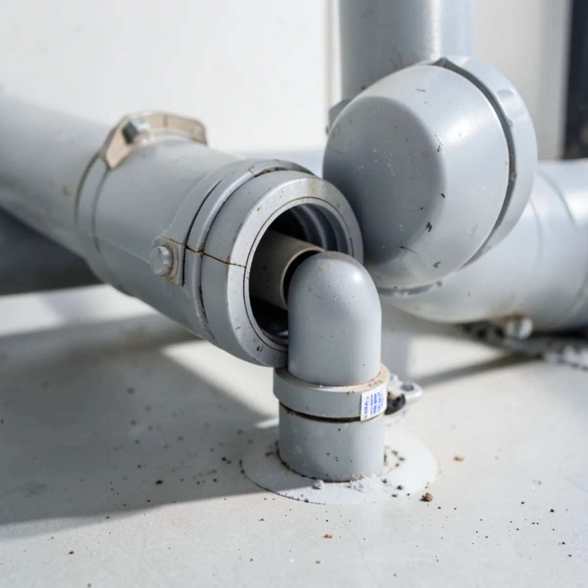 Sewer drain line repair in Littleton, CO - restored pipe connection