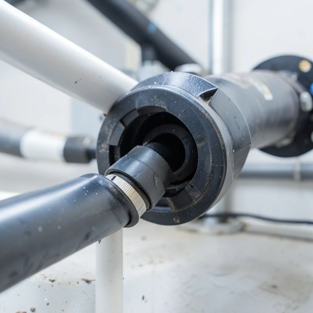 Sewer line cleaning in Littleton, CO - restored pipe connection