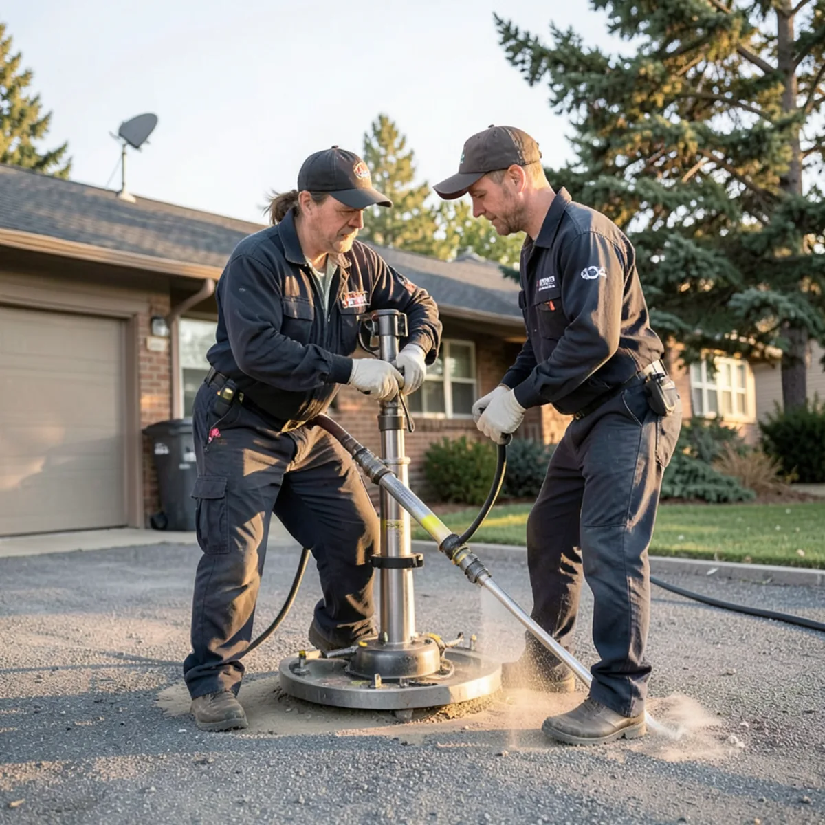 Sewer hydro jetting in Littleton, CO - equipment operation process