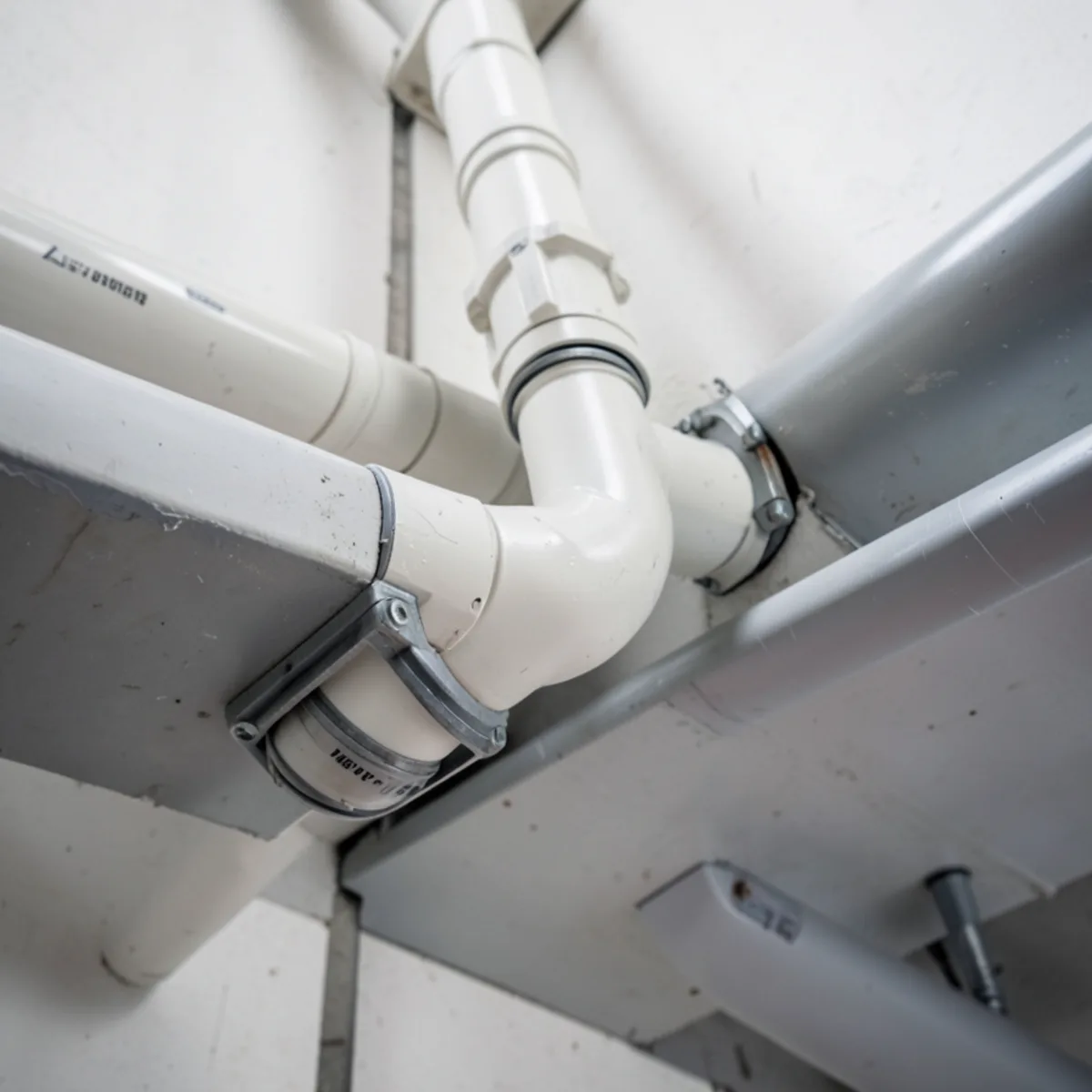 Offset & bellied sewer pipe repair, Littleton CO - restored pipe connection