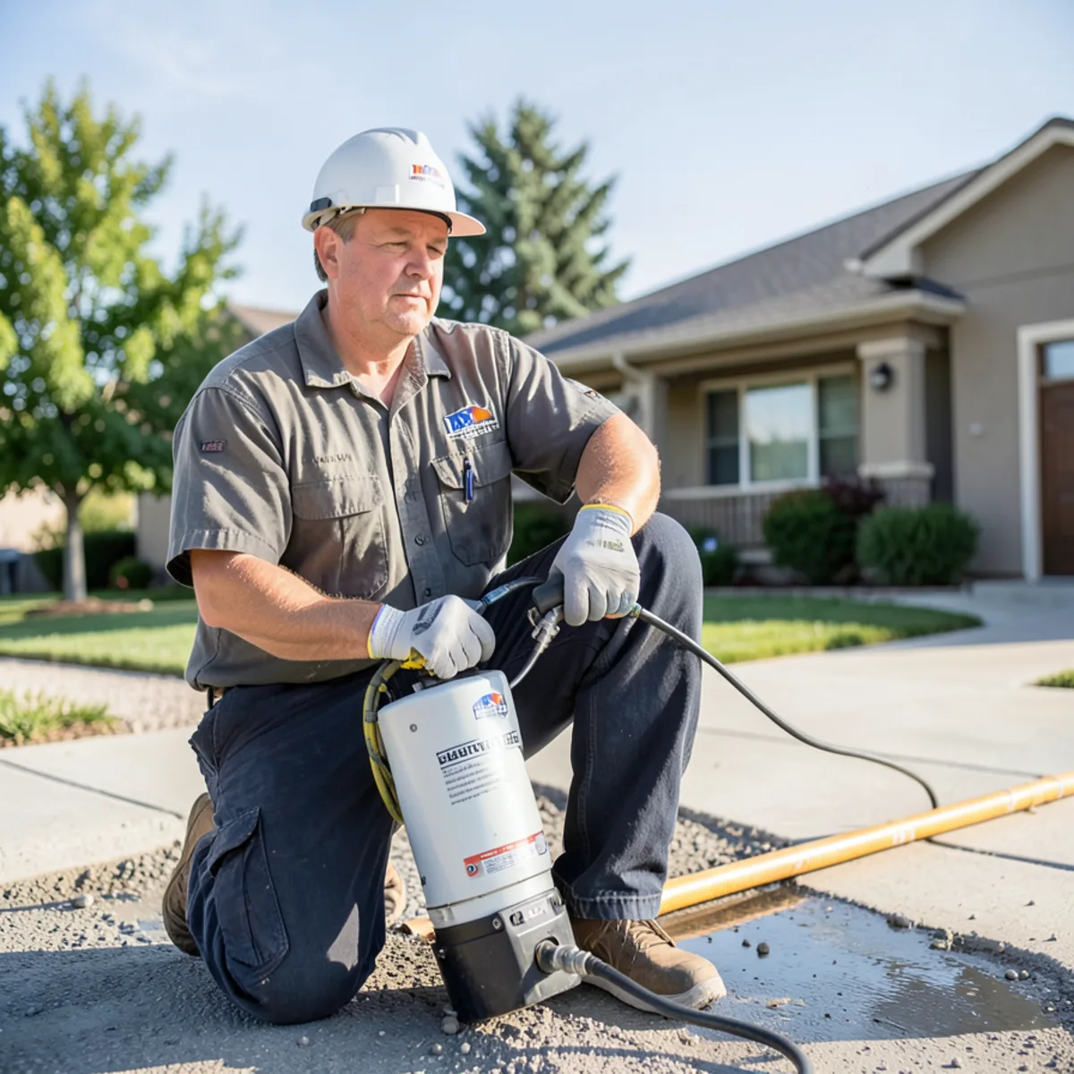 Sewer scope inspection in Littleton, CO - equipment operation process